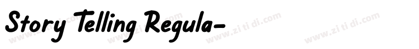 Story Telling Regula字体转换